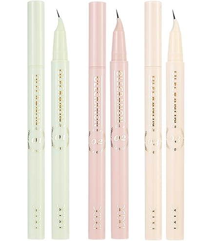 Amazon.co.jp: メイクアップペン 3本 アイライナー 二本爪 ダブル